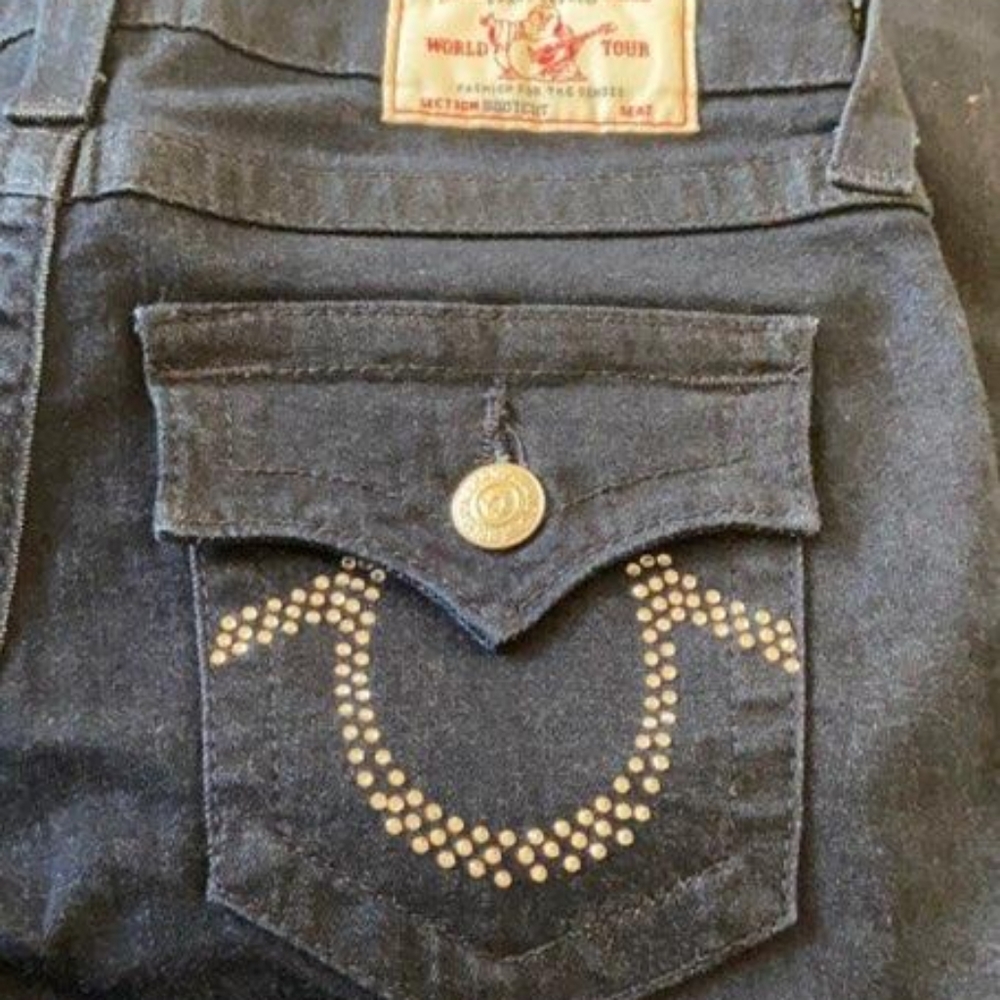 True religion boot cut  crystal pocket